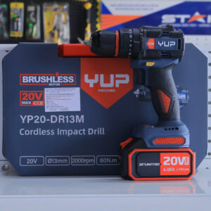 Máy khoan Pin 20V đầu 13 có búa YUPAI YP20-DR13M
